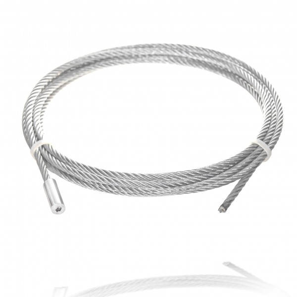 Wire rope with rope stopper