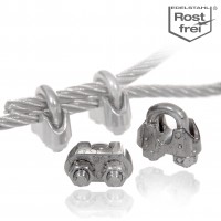 Rope clamps stainless steel 2mm 3mm 4mm 5mm 6mm 8mm