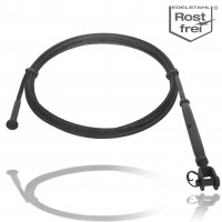 Tension rope black with shroud tensioner & lens head terminal