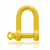 Shackle with eyebolt yellow