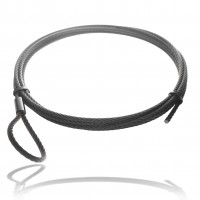 Wire rope black 1mm 1.5mm 2mm 3mm 4mm 5mm 6mm 8mm