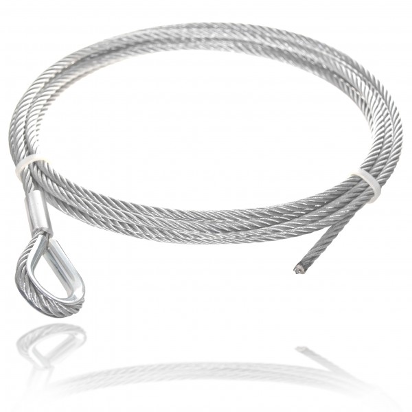 Wire rope with thimble 1mm 1.5mm 2mm, 2.5mm, 3mm, 4mm, 5mm, 6mm, 8mm, 10mm, 12mm, 14mm, 16mm