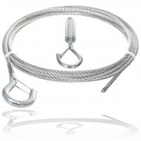 Suspension set steel cable with hook