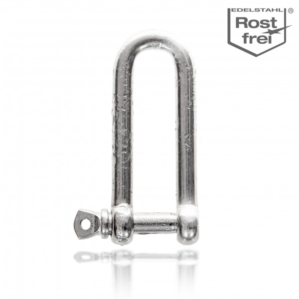 Shackle stainless steel long 4mm 5mm 6mm 8mm 10mm