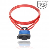 ABUS cable lock red