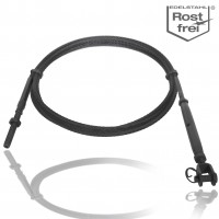 Black wire rope with thread & shroud tensioner