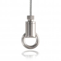 Wire rope holder with eyelet 1mm 1.5mm 2mm 2.5mm 3mm