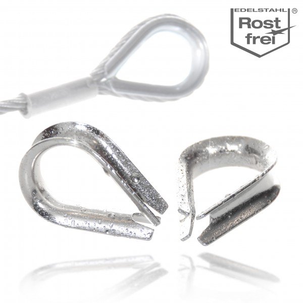 Wire rope thimble Stainless steel